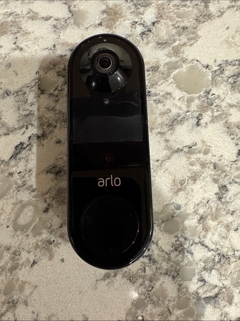 Arlo Essential Wired Black Video Doorbell